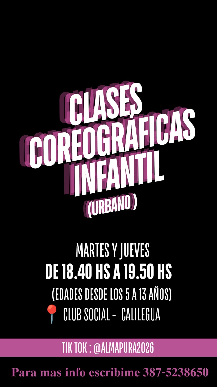 Clases Coreográficas Infantiles